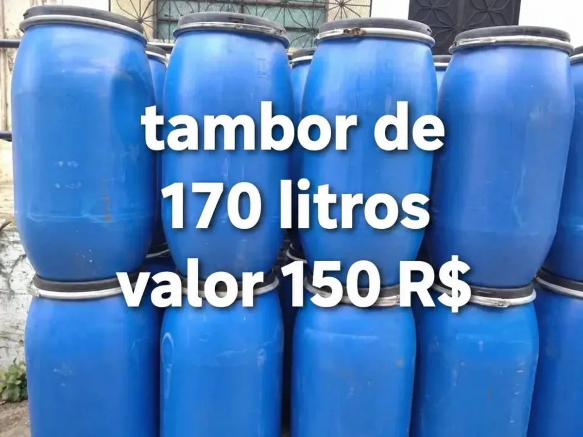 Tambores de vários tamanhos Valores nas fotos abaixo