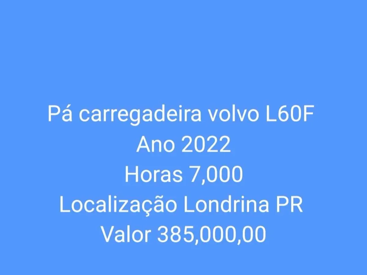 PÁ CARREGADEIRA VOLVO