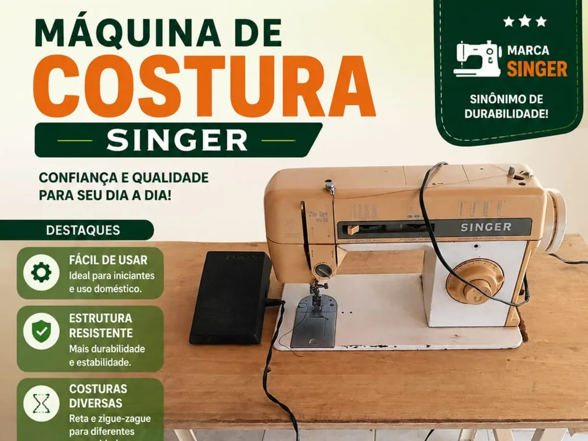 Maquina Costura Zig Zag Plus 16