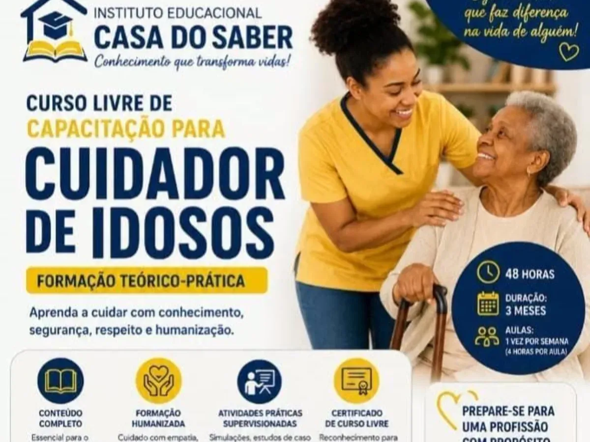 CURSO CUIDADORA DE IDOSOS