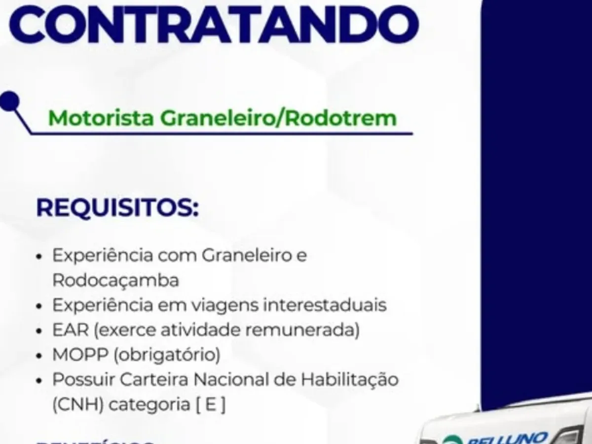 Motorista carreteiro