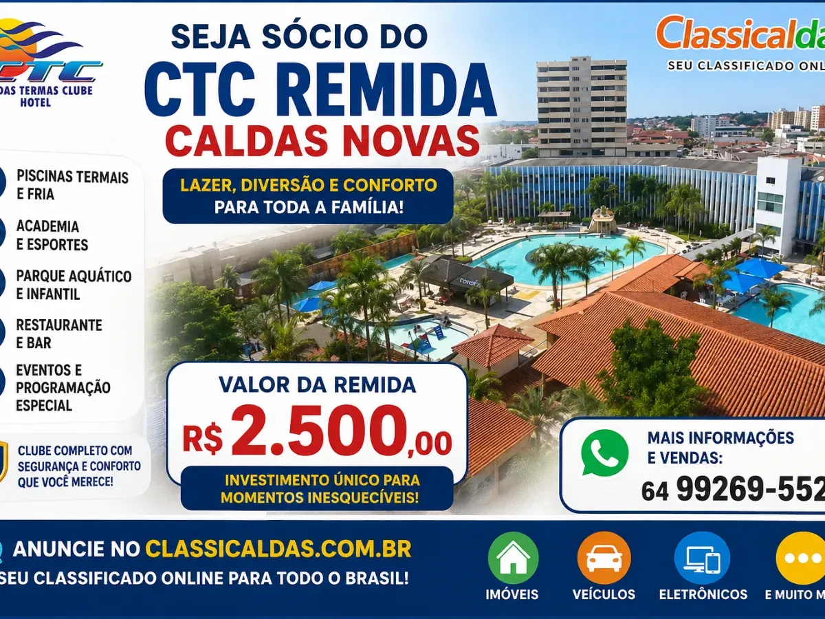 Ação Remida do clube CTC / Caldas Novas